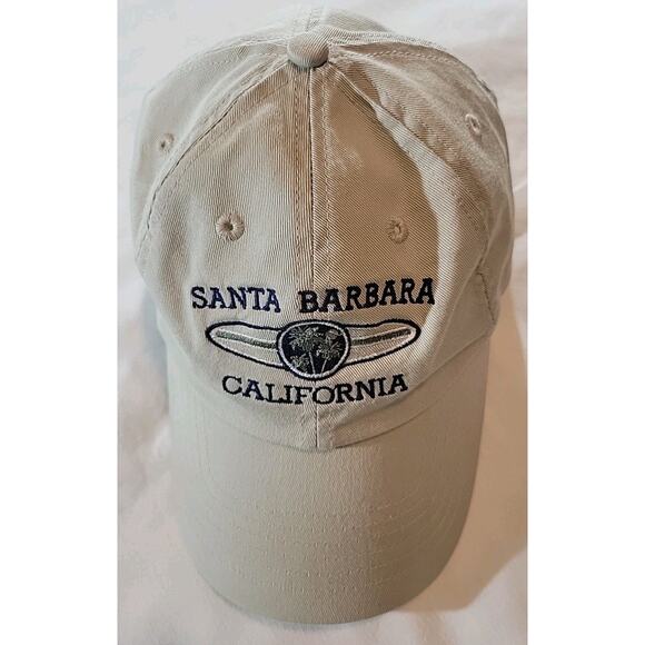 Royal Santa Barbara Trucker Hat Surf Board Cap Khaki Adjustable - Picture 6 of 7